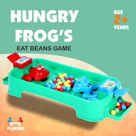 Frog Eat Beans Game-2 Player| Eat The Beans | Hungry Frog Game for Kids | Multiplayer Games | Game for 2 Players | Board Game