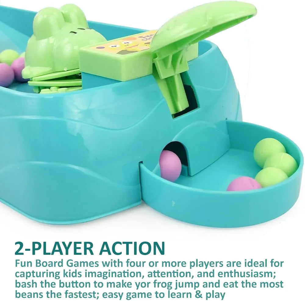 Frog Eat Beans Game-2 Player| Eat The Beans | Hungry Frog Game for Kids | Multiplayer Games | Game for 2 Players | Board Game